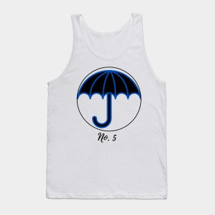 Number Five Hargreeves umbrella Tank Top